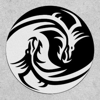 yin yang dragons patch