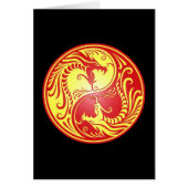 Yin Yang Dragons, red and yellow (Front)