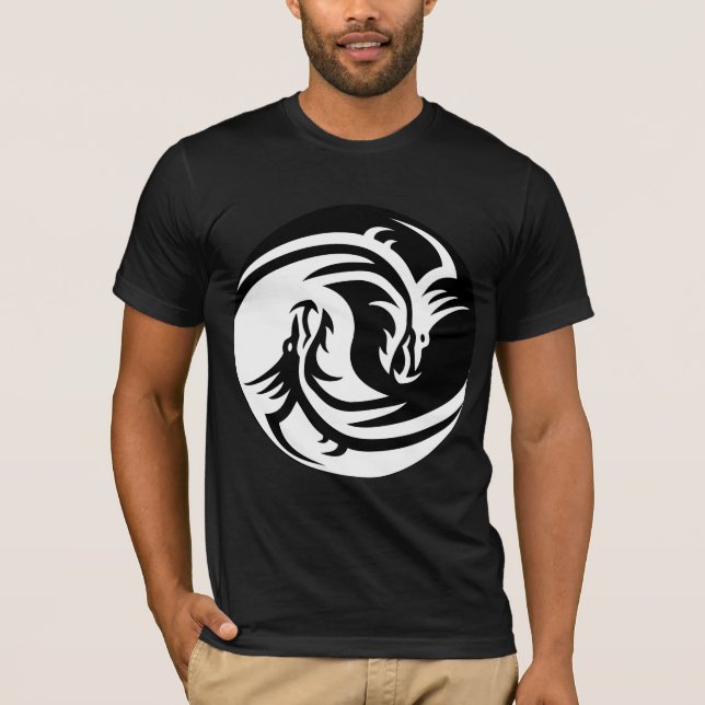 yin yang dragons T-shirt (Front)
