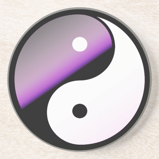 Yin Yang Drink Coaster (Front)