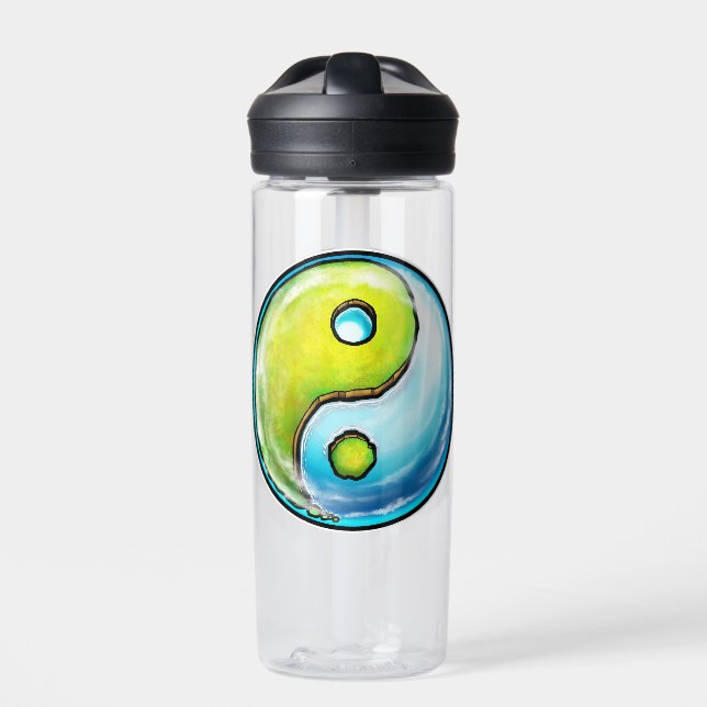 Yin-Yang Earth Water Bottle (Front)