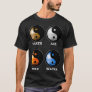 Yin Yang Elements black T-Shirt