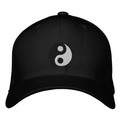 Yin Yang Embroidered Baseball Cap