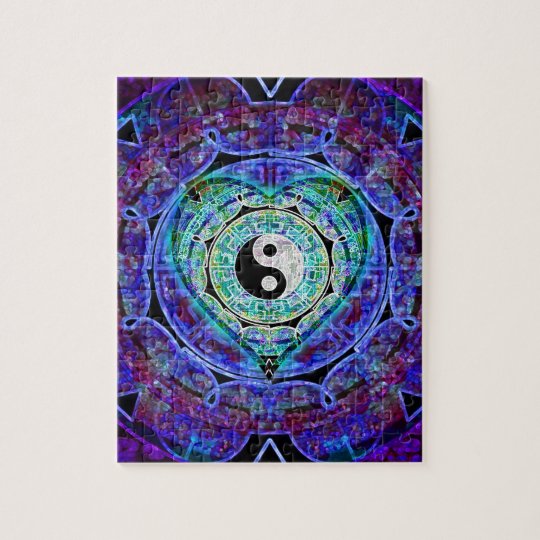 Yin Yang Energy Flow Jigsaw Puzzle