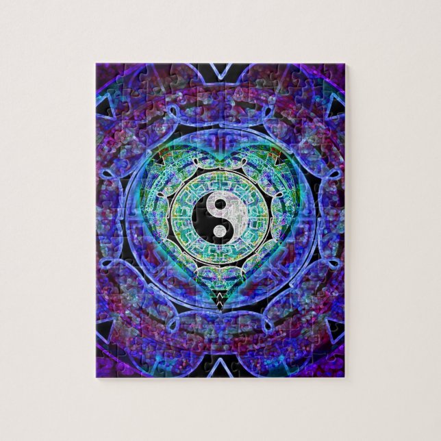 Yin Yang Energy Flow Jigsaw Puzzle (Vertical)