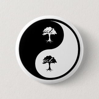 Yin Yang Environmental Science Pinback Button