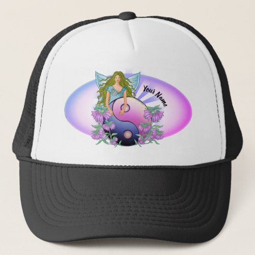 Yin Yang Fairy  custom name hat