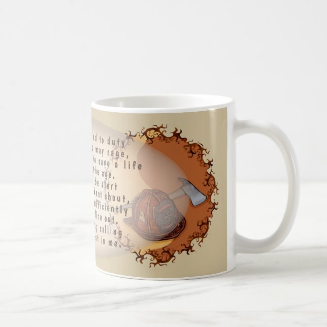 Yin Yang  FireFighter Mug (Right)