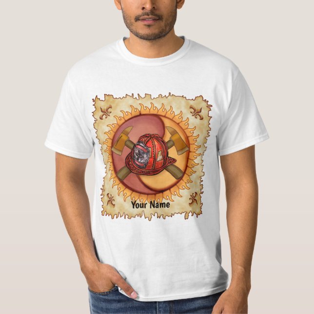 Yin Yang Firefighter t-shirt (Front)
