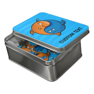 Yin Yang Fish Cartoon Acrylic Puzzle with Box