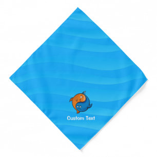 Yin Yang Fish Cartoon Bandana