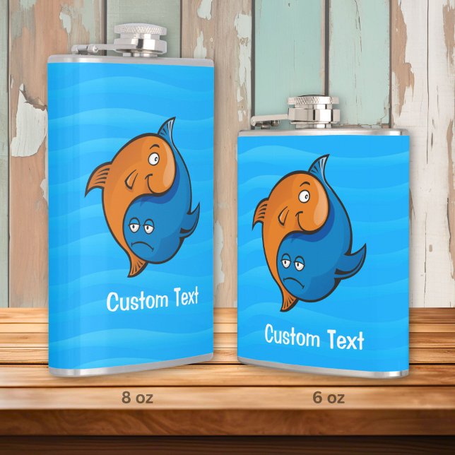 Yin Yang Fish Cartoon Flask (Creator Uploaded)
