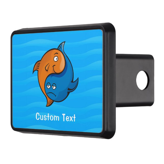 Yin Yang Fish Cartoon Hitch Cover (Left)