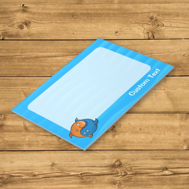 Yin Yang Fish Cartoon Notepad (Creator Uploaded)