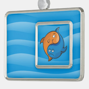 Yin Yang Fish Cartoon Ornament