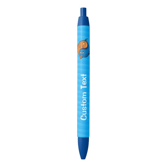 Yin Yang Fish Cartoon Pen (Front Vertical)