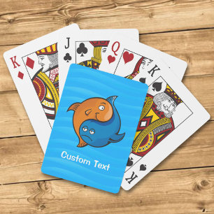 Yin Yang Fish Cartoon Poker Cards