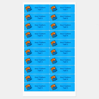 Yin Yang Fish Medium Rectangle Labels