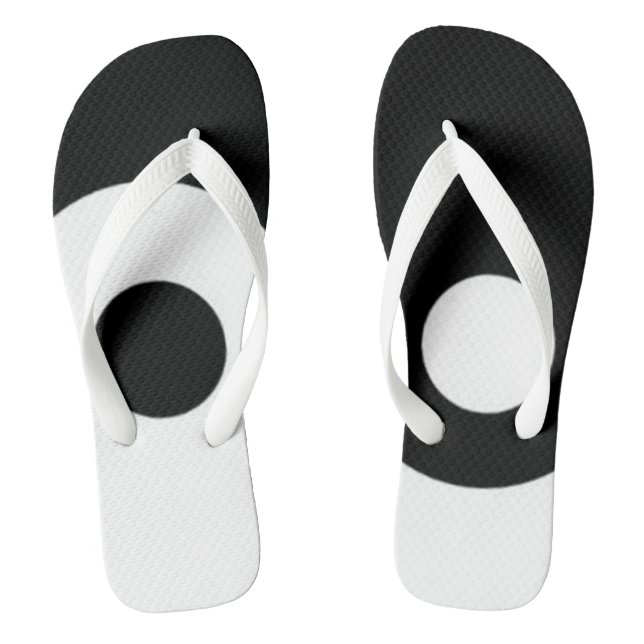 Yin yang  flip flops (Footbed)