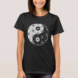 Yin & Yang Flower of Life Tao T-Shirt