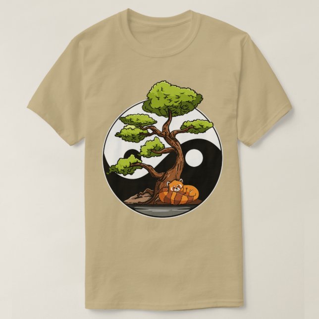 Yin Yang Fox Taoist Tao Taoism T-Shirt (Design Front)