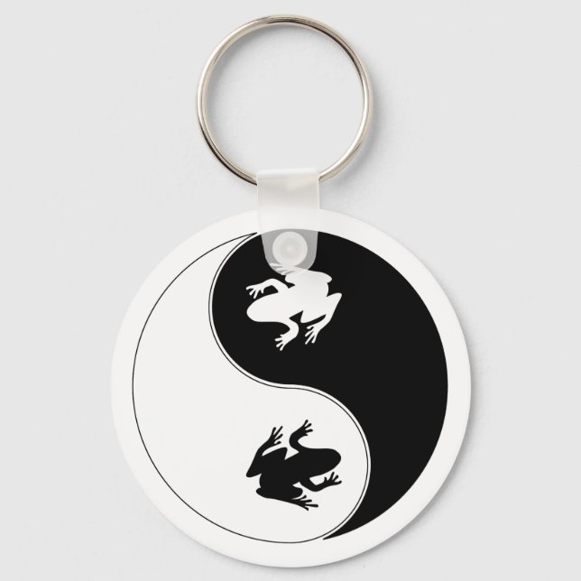 Yin Yang Frog Keychain (Front)