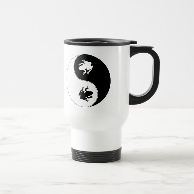 Yin Yang Frog Travel Mug (Right)