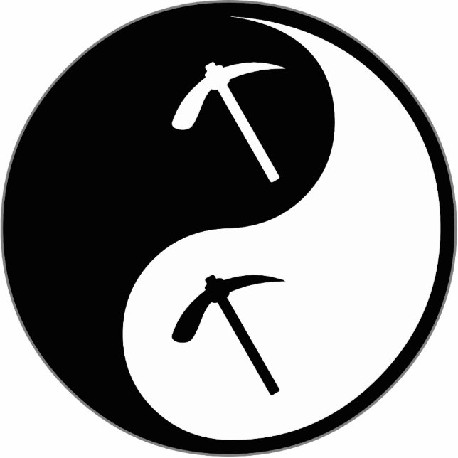 Yin Yang Geology Statuette (Front)