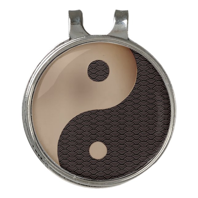 Yin Yang  Golf Hat Clip (Front)