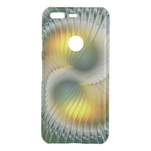 Yin Yang Green Yellow Abstract Colorful Fractal Uncommon Google Pixel Case