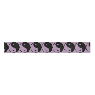 yin yang grosgrain ribbon