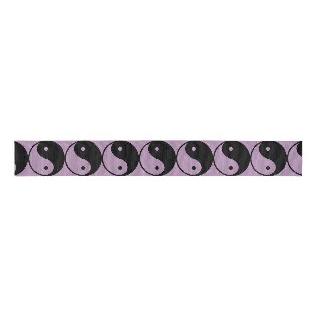 yin yang grosgrain ribbon (Front)