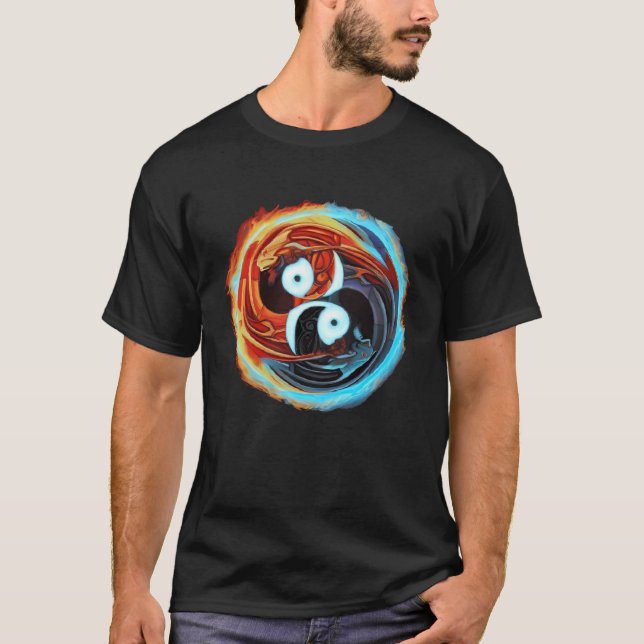 Yin Yang Harmony and Balance 02 T-Shirt (Front)