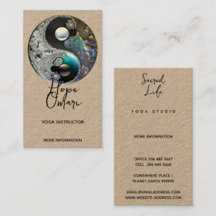 Yin Yang, Healing Arts Business Card