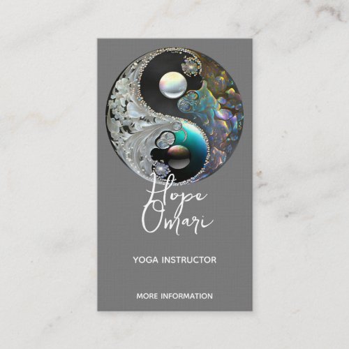 Yin Yang Healing Arts Business Card