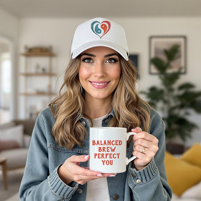 Yin Yang Heart Artistic Balance  Coffee Mug (Creator Uploaded)