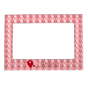 Yin Yang Heart (Red/Pink) Magnetic Frame