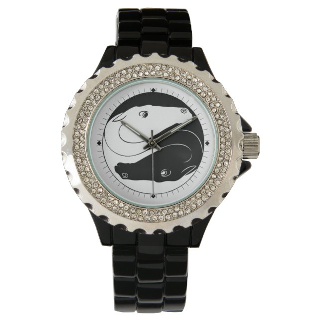 Yin Yang Horse Heads Watch (Front)