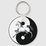 Yin Yang Horse Keychain at Zazzle