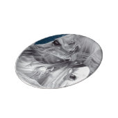 Yin Yang Horse Porcelain Plate (Side)