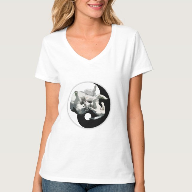 Yin-Yang Husky T-Shirt (Front)