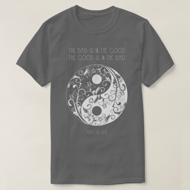 Yin Yang in Harmony  T-Shirt (Design Front)