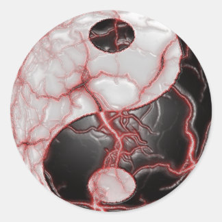 Yin Yang Its Alive sticker