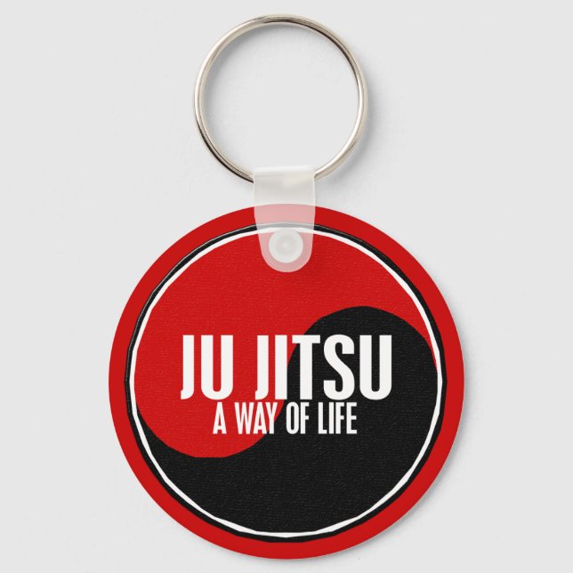 Yin Yang JU JITSU 1 Keychain (Front)