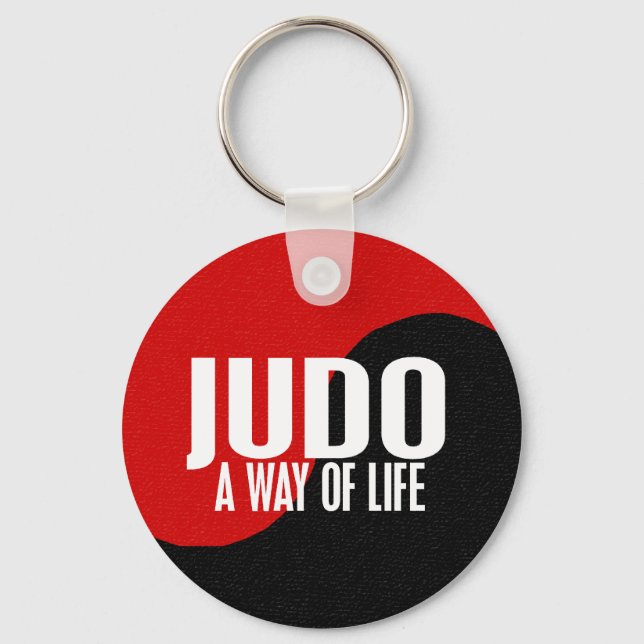 Yin Yang JUDO 1 Keychain (Front)