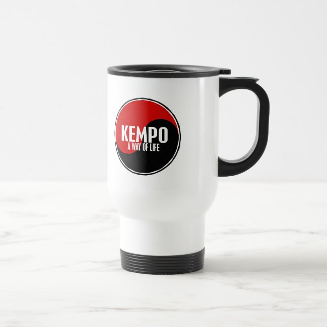 Yin Yang Kempo 1 Travel Mug (Right)