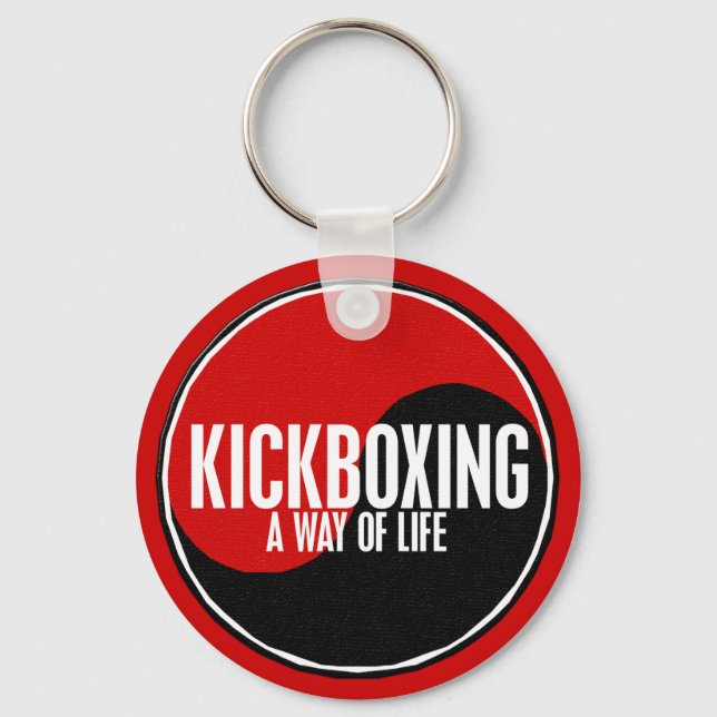 Yin Yang Kickboxing 1 Keychain (Front)