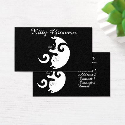 Yin Yang Kitties Business Card