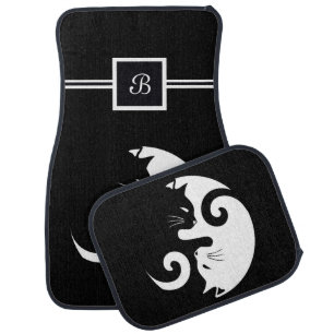 Yin Yang Kitties Car Mat