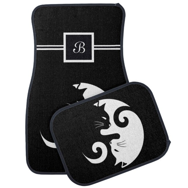 Yin Yang Kitties Car Mat (Set)